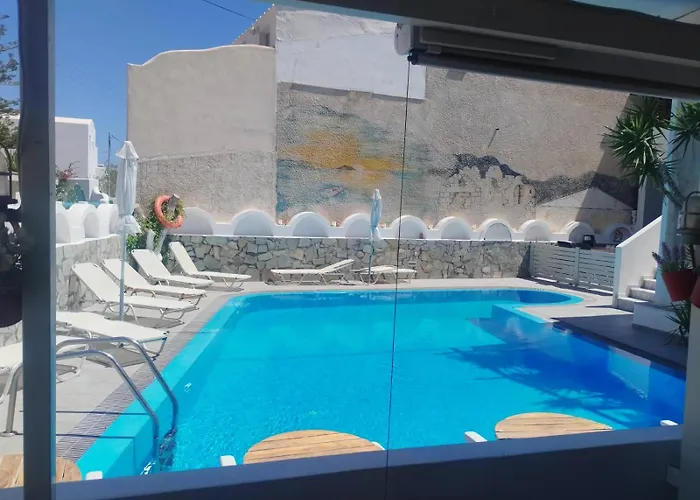 Villa Markos Lägenhetshotell Perissa (Santorini)