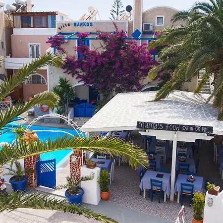 Villa Markos Lägenhetshotell Perissa (Santorini)